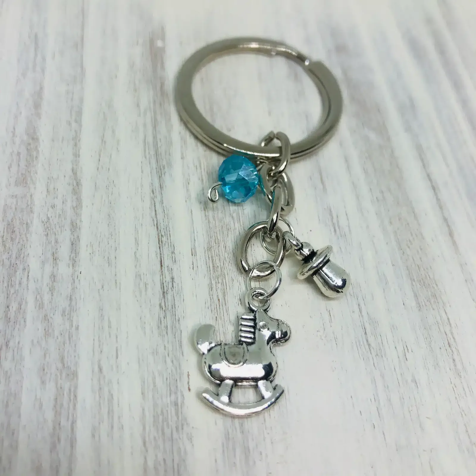 Llavero Baby Swower, bautizo Caballito
