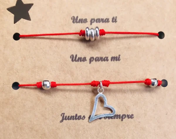 Pulsera de plata para ti y para mi